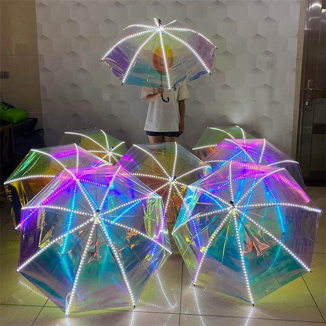 Laser LED Glow Party Light Umbrella TPU - Image 9