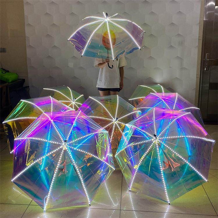Laser LED Glow Party Light Umbrella TPU - Image 9