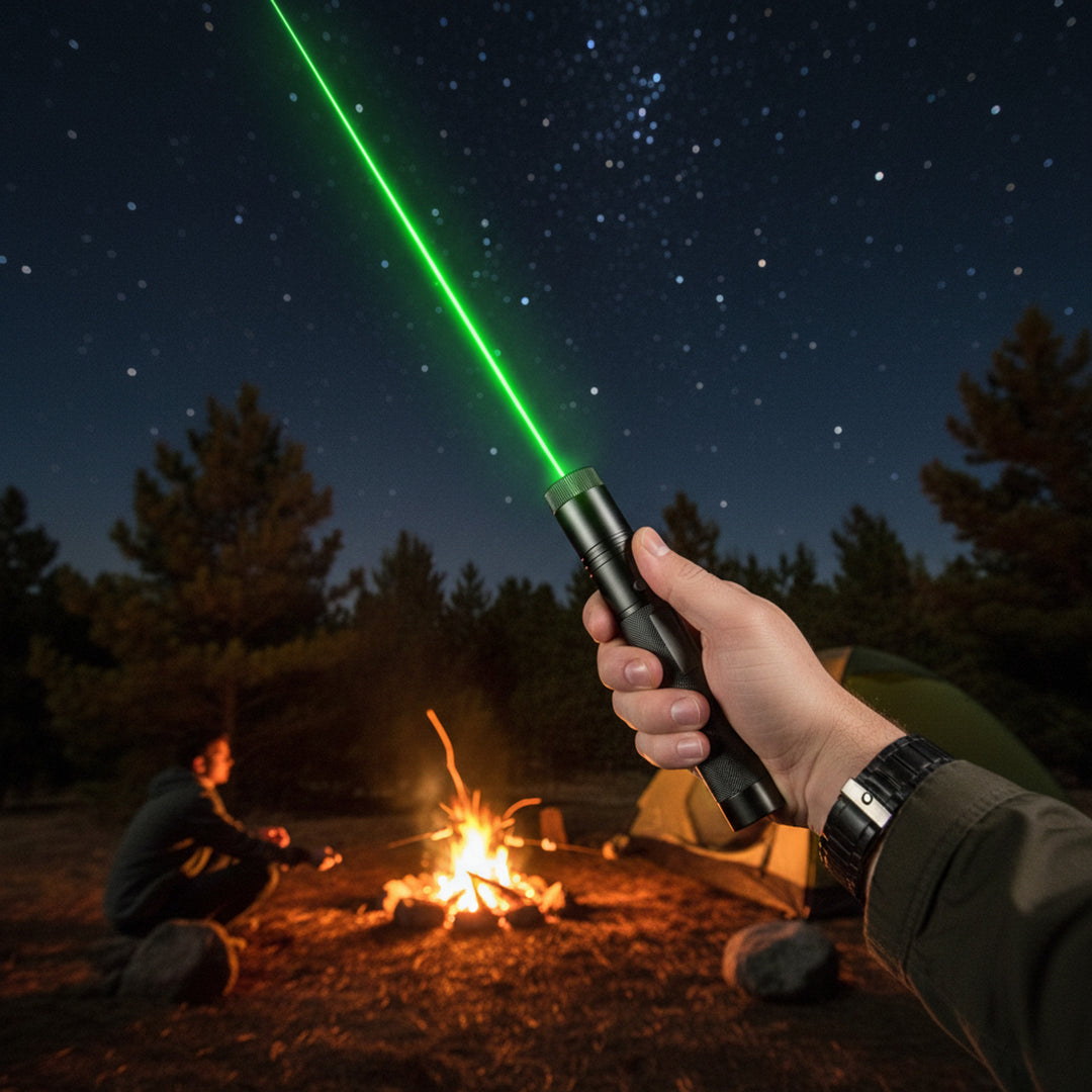 Laser Pointer Pen High Power With Adjustable Focus And Safety Key Lock For Long-Distance Visibility And Precision Control - Image 1