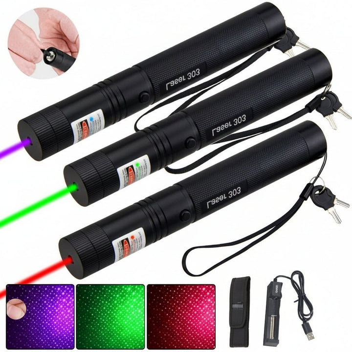 Laser Pointer Pen High Power With Adjustable Focus And Safety Key Lock For Long-Distance Visibility And Precision Control - Image 5