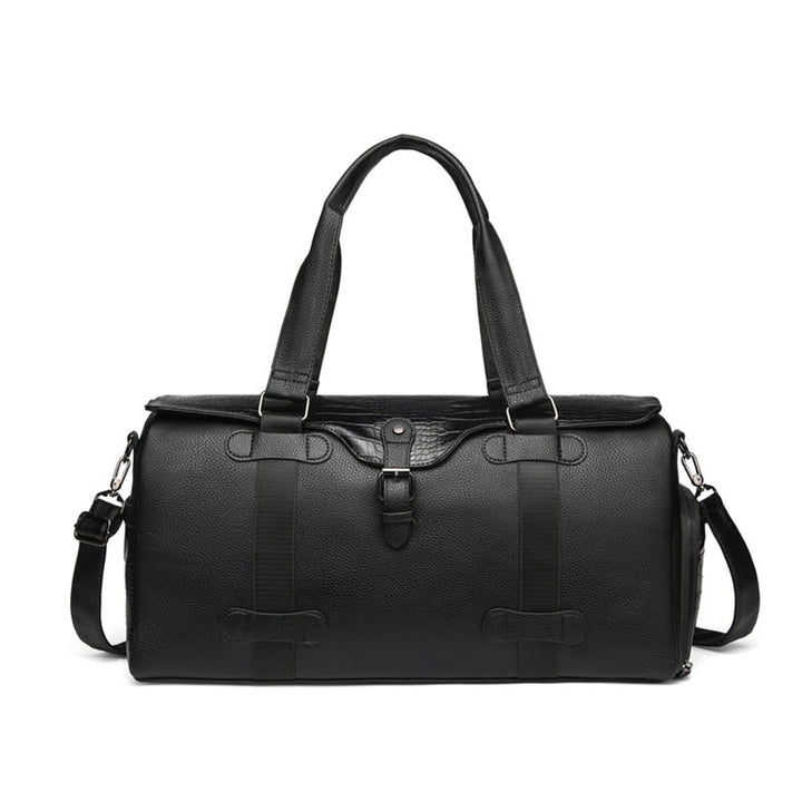 Leather Duffel Bag With Durable Premium Build And Spacious Interior For Weekend Travel - Image 5