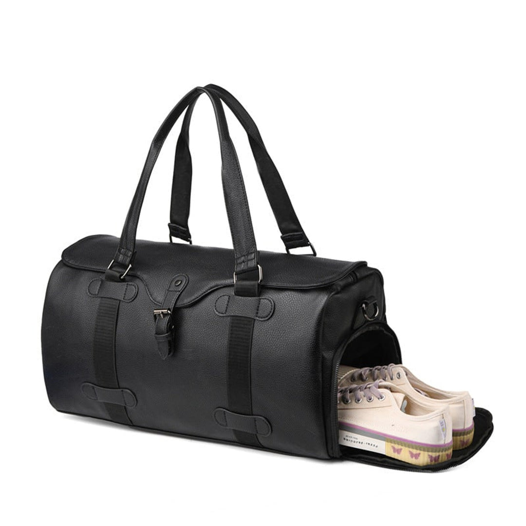 Leather Duffel Bag With Durable Premium Build And Spacious Interior For Weekend Travel - Image 3