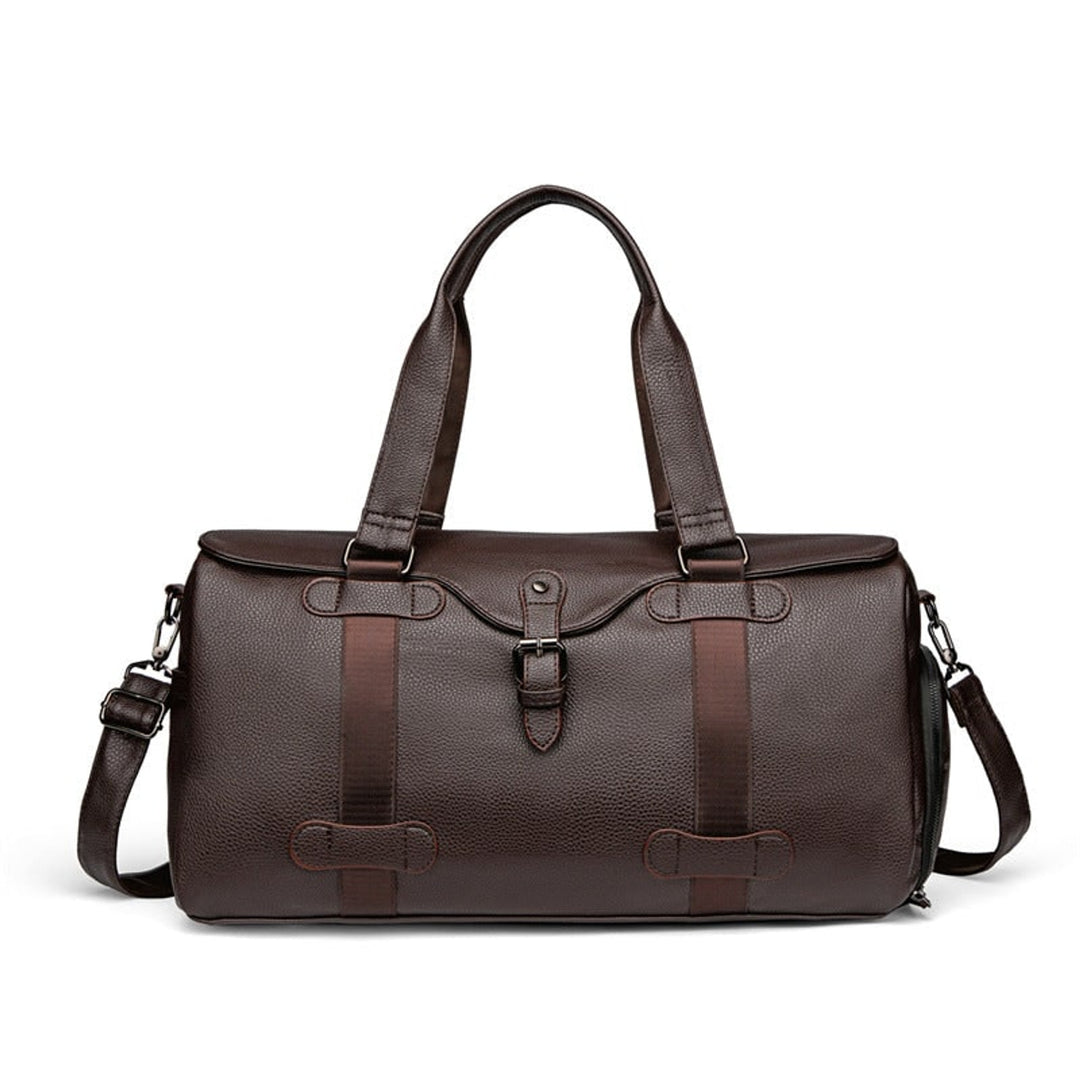 Leather Duffel Bag With Durable Premium Build And Spacious Interior For Weekend Travel - Image 7