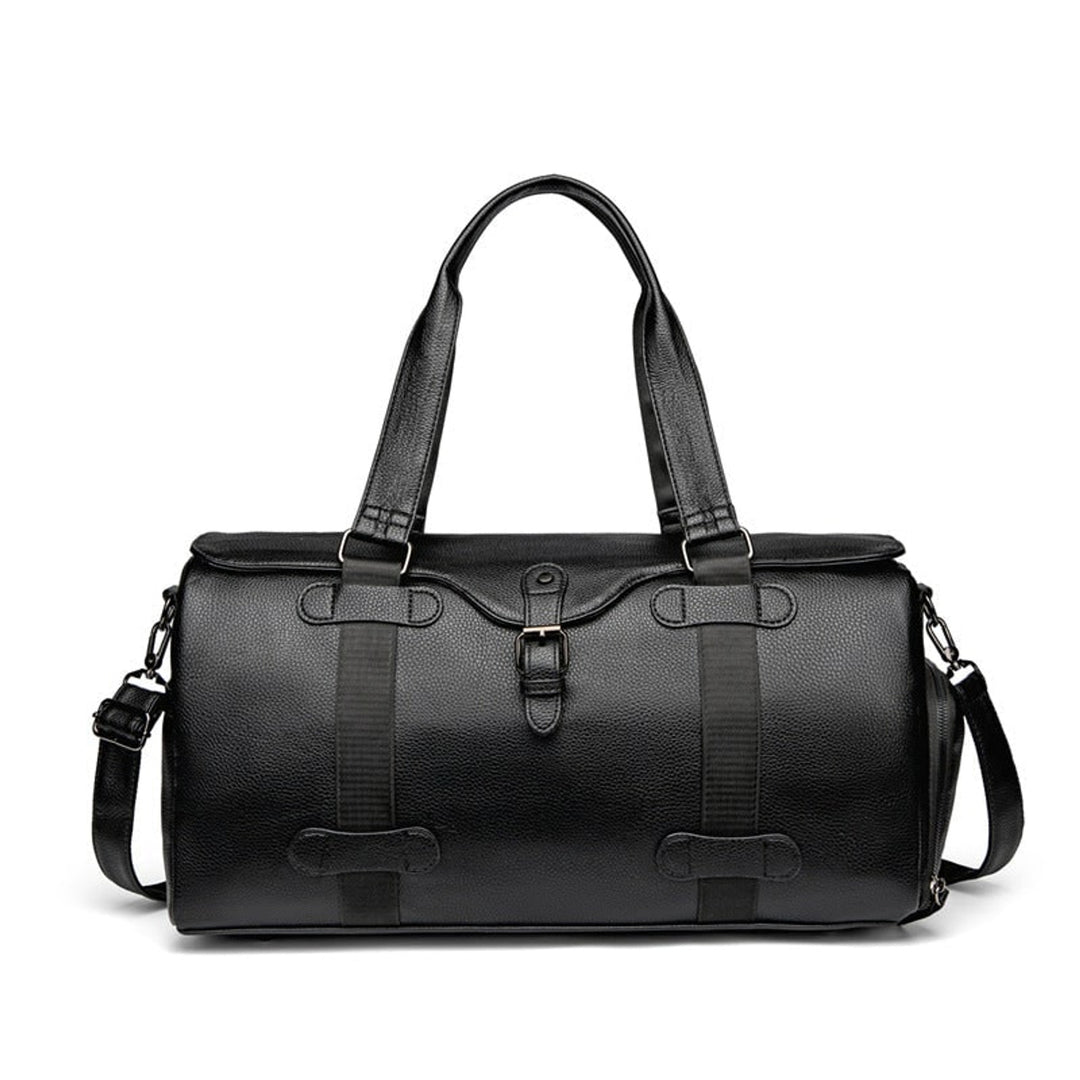 Leather Duffel Bag With Durable Premium Build And Spacious Interior For Weekend Travel - Image 8