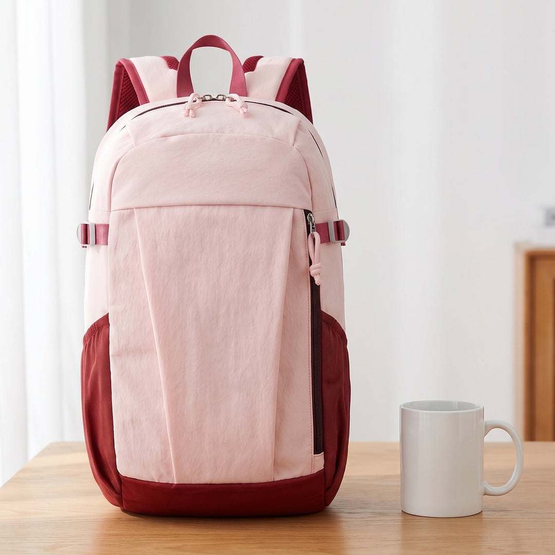 Outdoor Backpack with Adjustable Straps Daypack and Zippered Front - scale