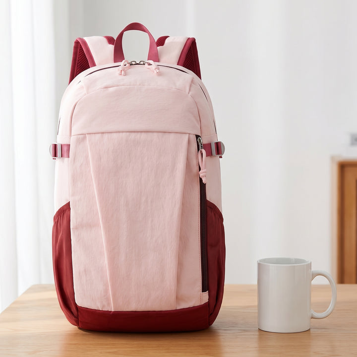 Outdoor Backpack with Adjustable Straps Daypack and Zippered Front - scale