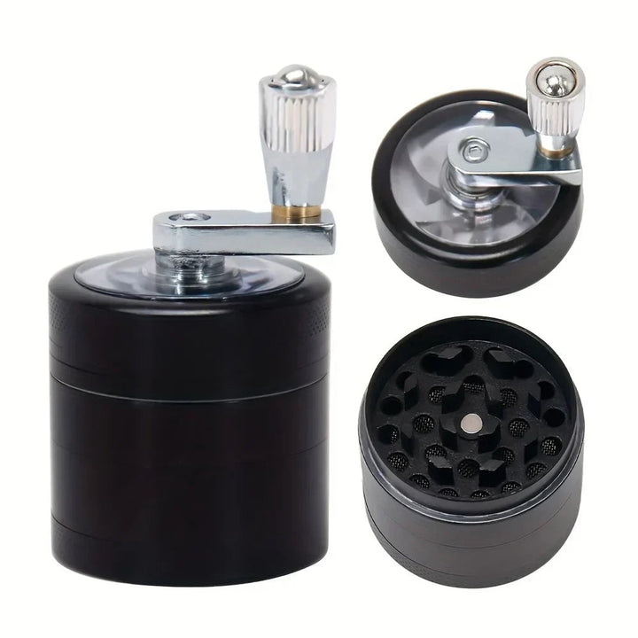 Manual Spice Grinder With Ergonomic Zinc Alloy Body For Nutmeg Pepper And Rock Salt - Image 3