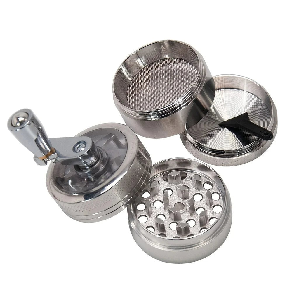 Manual Spice Grinder With Ergonomic Zinc Alloy Body For Nutmeg Pepper And Rock Salt - Image 5