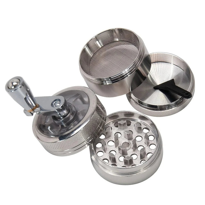 Manual Spice Grinder With Ergonomic Zinc Alloy Body For Nutmeg Pepper And Rock Salt - Image 5