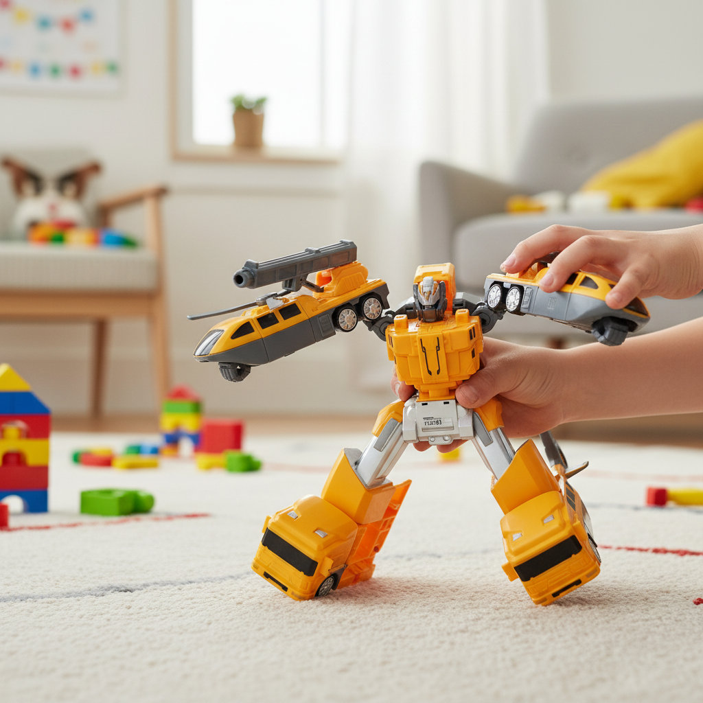 Magnetic Building Blocks for Kids - Construction Vehicle Toy Set, STEM Building Toy