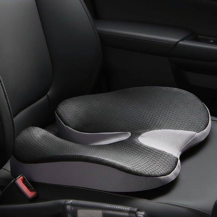 Memory Foam Contoured Ergonomic Seat Cushion With Pressure Relief - Image 1