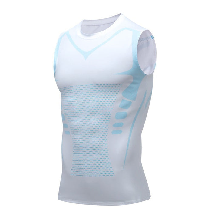Men's Compression Tank Top Breathable Athletic Sleeveless Shirt For Gym Workout - Image 12