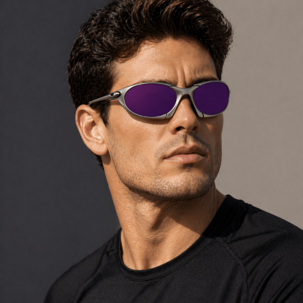 Men's Polarized Sunglasses UV Protection Aviator Metal Frame - Image 1