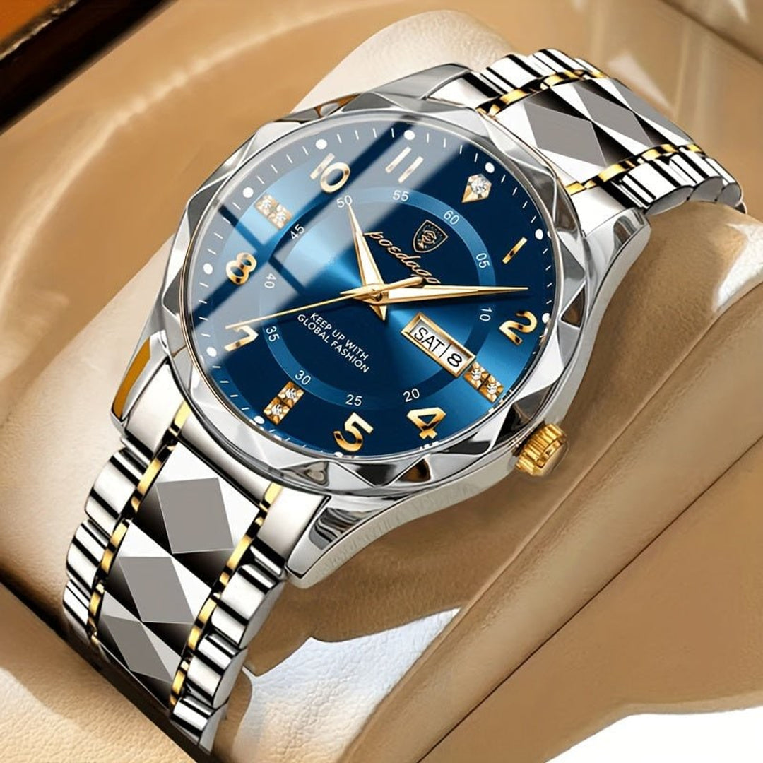 Men's Sports Watch with Secure Two-Tone and Dial - Image 1