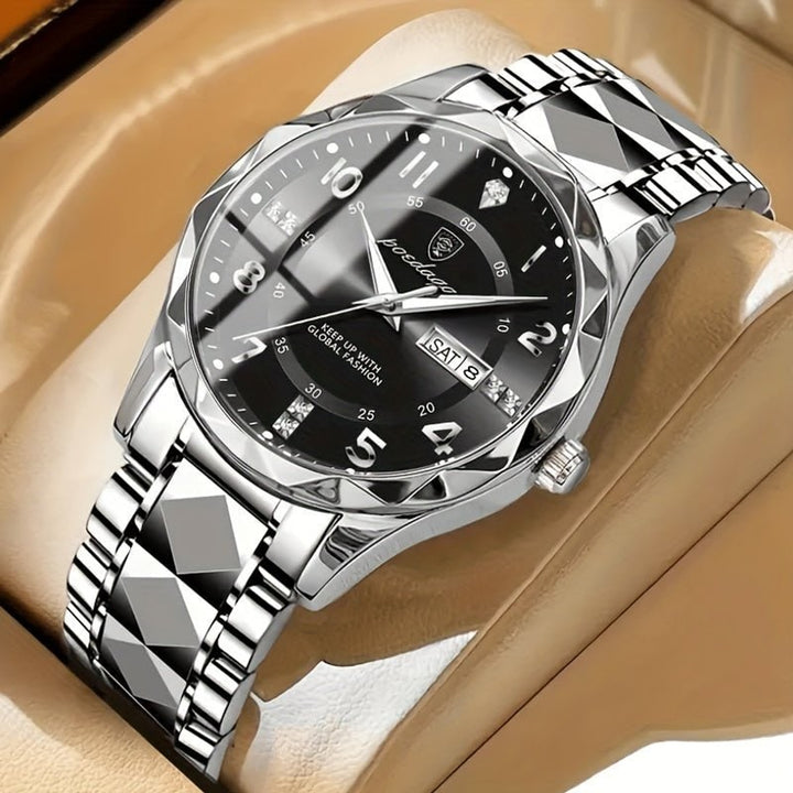 Men's Sports Watch with Secure Two-Tone and Dial - Image 4
