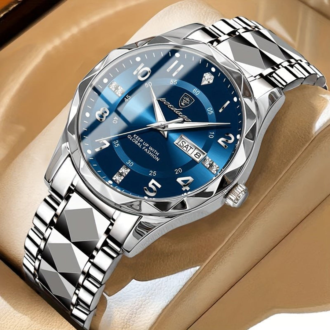 Men's Sports Watch with Secure Two-Tone and Dial - Image 6
