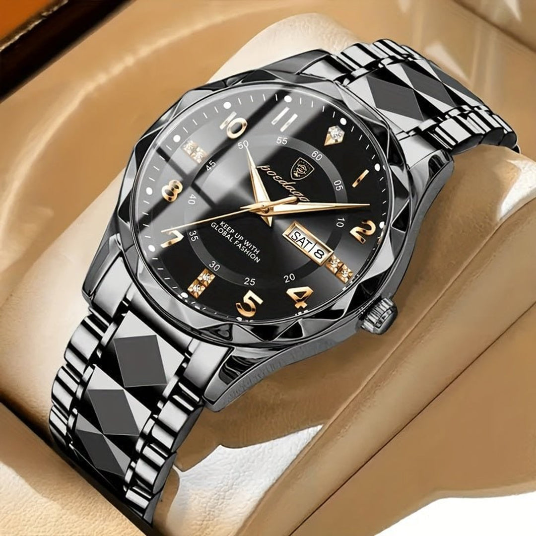 Men's Sports Watch with Secure Two-Tone and Dial - Image 7