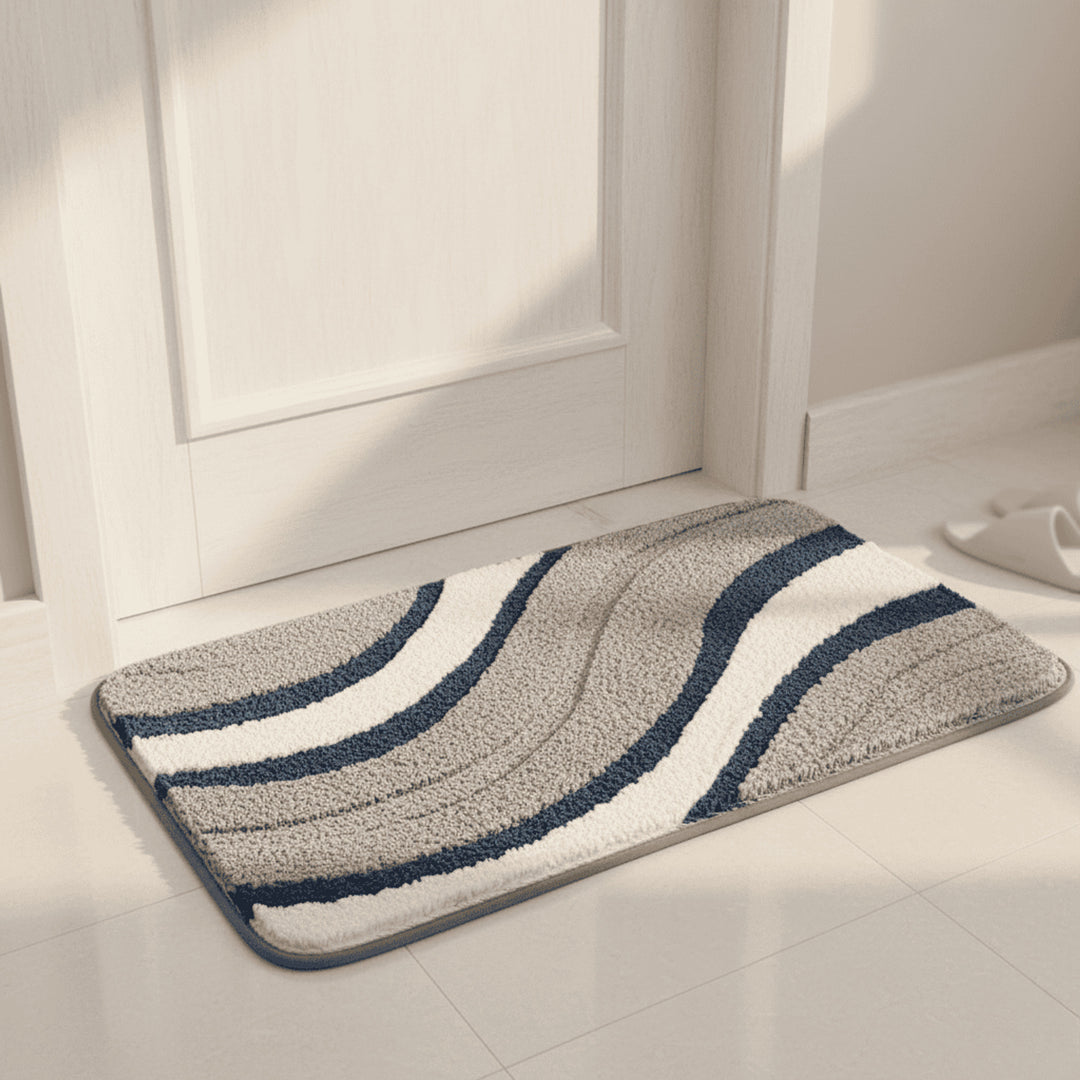 Microfiber Bath Mat With Quick-Drying Absorbency & Non-Slip Backing - Image 7