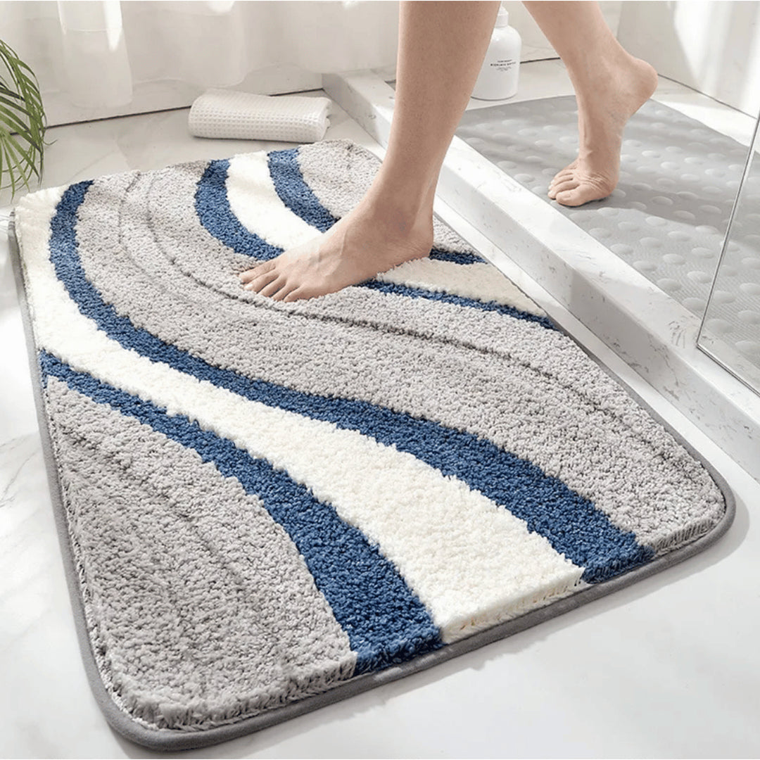 Microfiber Bath Mat With Quick-Drying Absorbency & Non-Slip Backing - Image 8