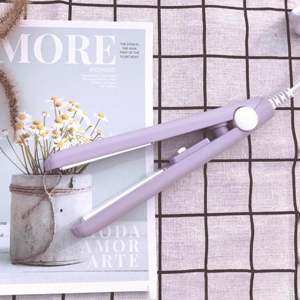 Mini Hair Straightener With Ceramic Gentle Heat 2-in-1 Styler For Straightening And Waves - Image 5