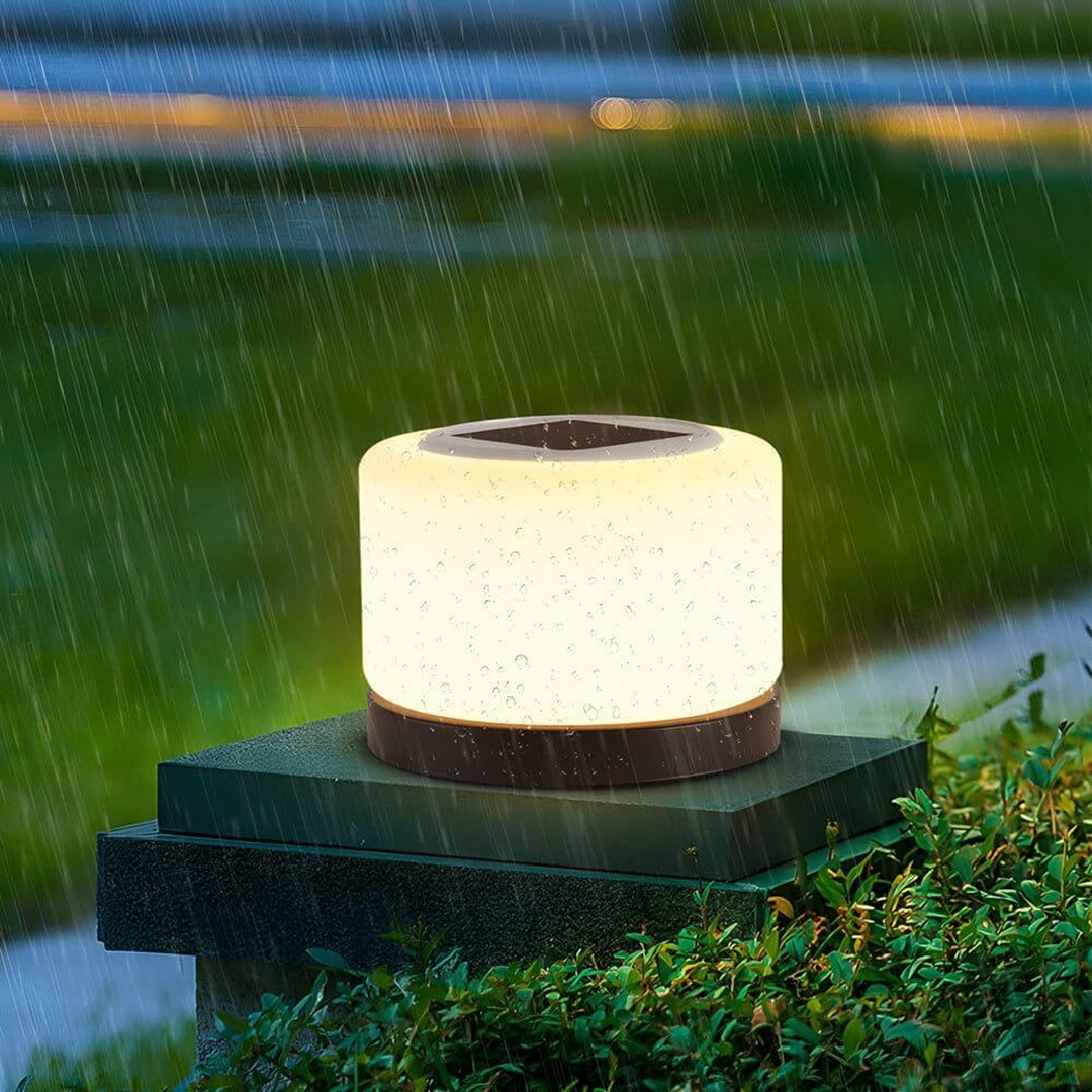 Modern Cylindrical Post Lamp With 3-Step Dimming LED - Image 3
