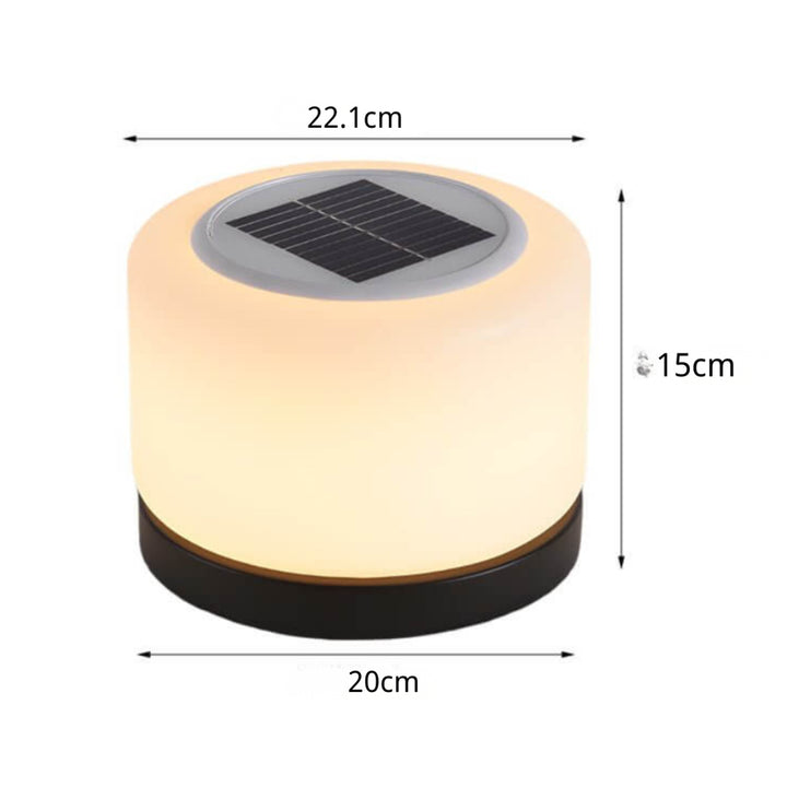 Modern Cylindrical Post Lamp With 3-Step Dimming LED - Image 8