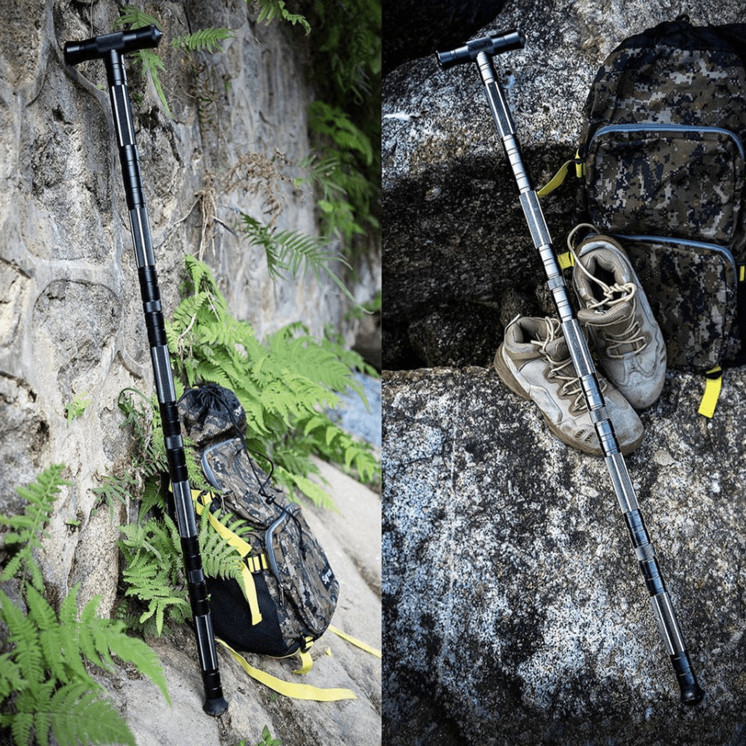 Multifunctional Trekking Pole With Over 5 Integrated Tools And Emergency Hammer - Image 7