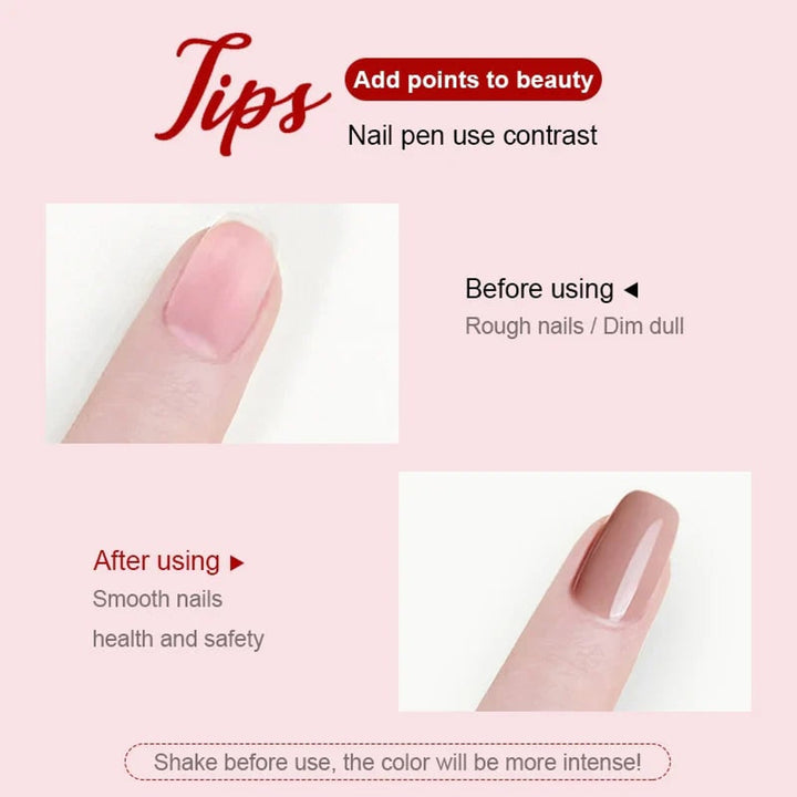 Nail Gel Pen for Precision Painting with Quick Dry Brush Tip Manicure Art - Image 2