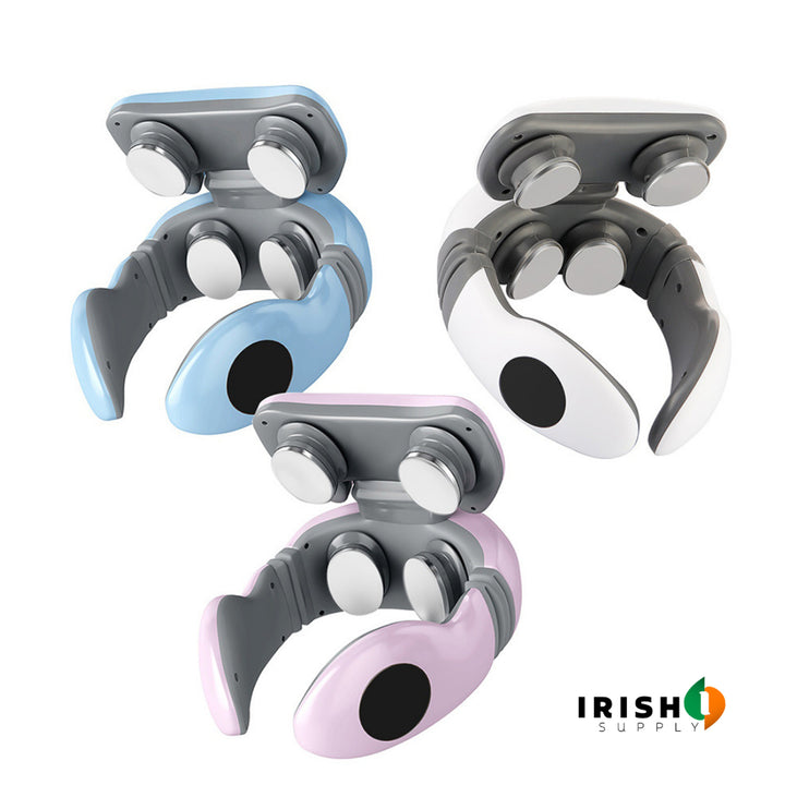 Neck Massager With Tens Pulse Technology And Heat For Neck And Spine Relief - Image 1