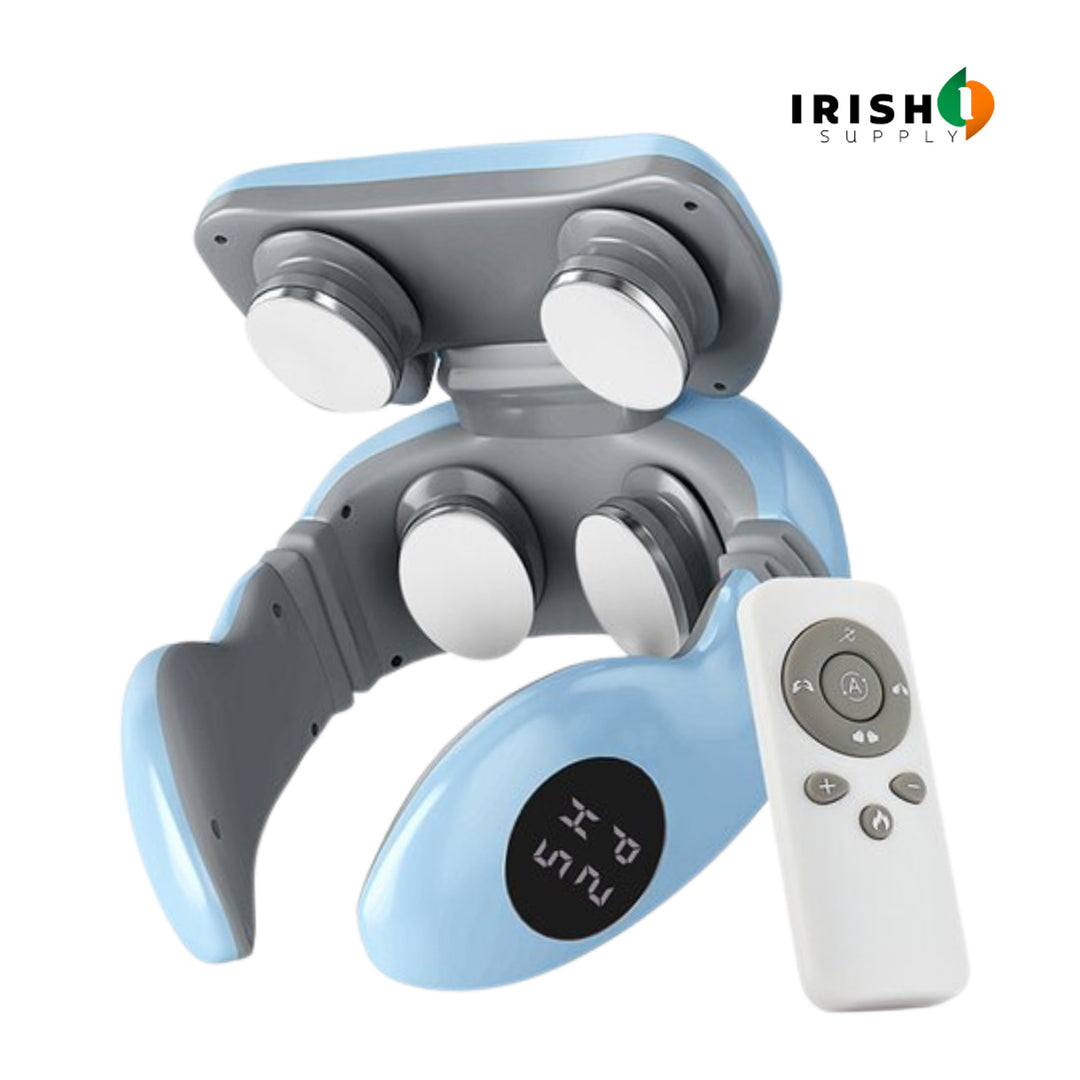 Neck Massager With Tens Pulse Technology And Heat For Neck And Spine Relief - Image 8