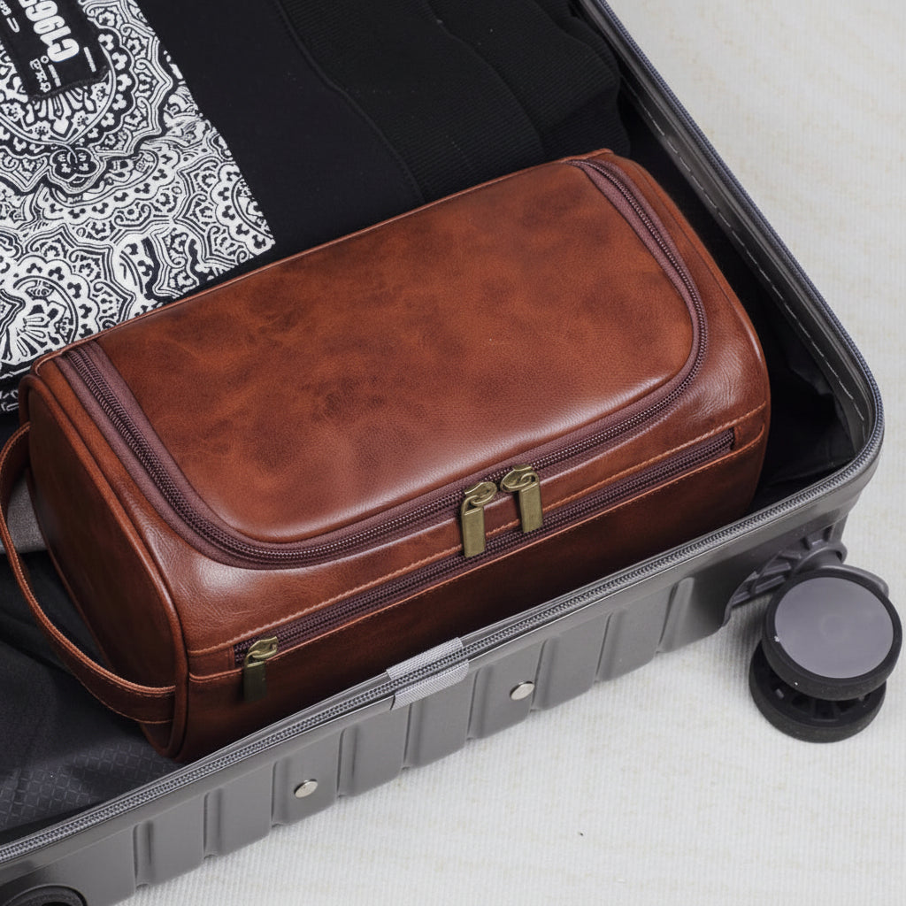 Hanging Toiletry Bag Travel Organizer with Hook – Dopp Kit for Men & Women