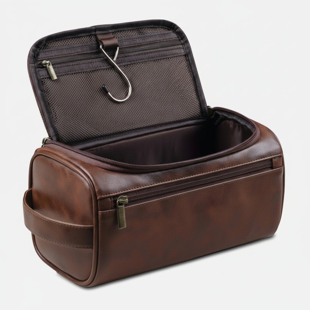 Hanging Toiletry Bag Travel Organizer with Hook – Dopp Kit for Men & Women