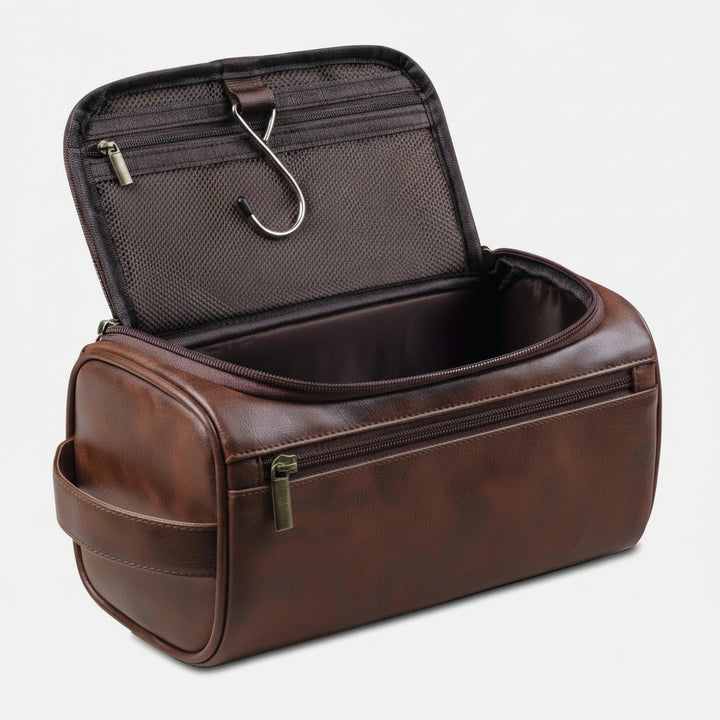 Hanging Toiletry Bag Travel Organizer with Hook – Dopp Kit for Men & Women