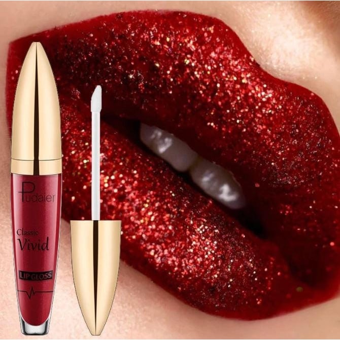 No-Transfer Liquid Glitter Lipstick Long-Lasting Creamy Lip Color - Image 4
