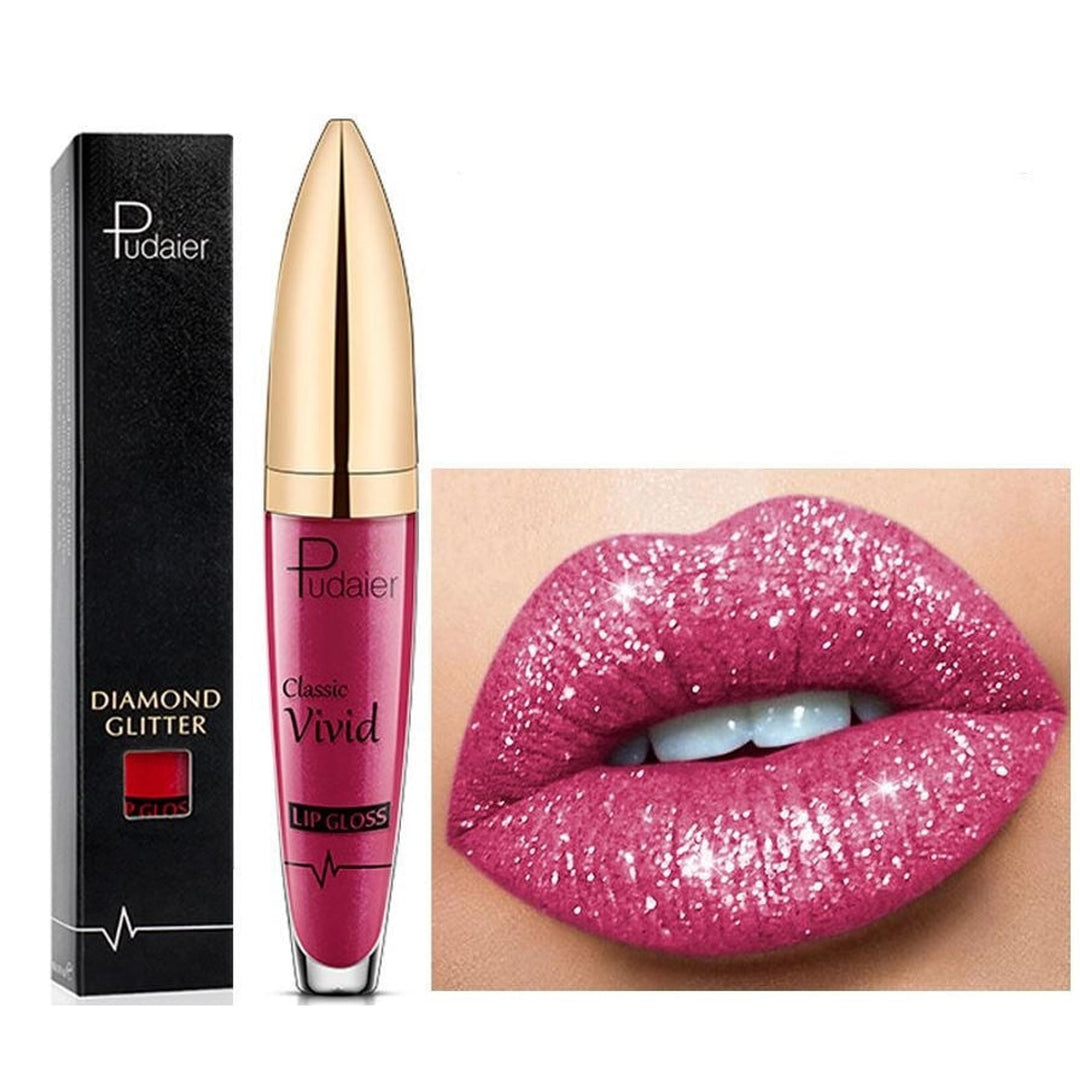 No-Transfer Liquid Glitter Lipstick Long-Lasting Creamy Lip Color - Image 3