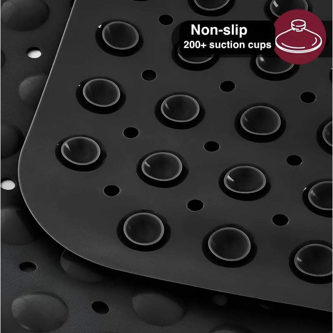 Non-Slip Texture Quick-Drain Design Non Slip Bath Mat - Image 9