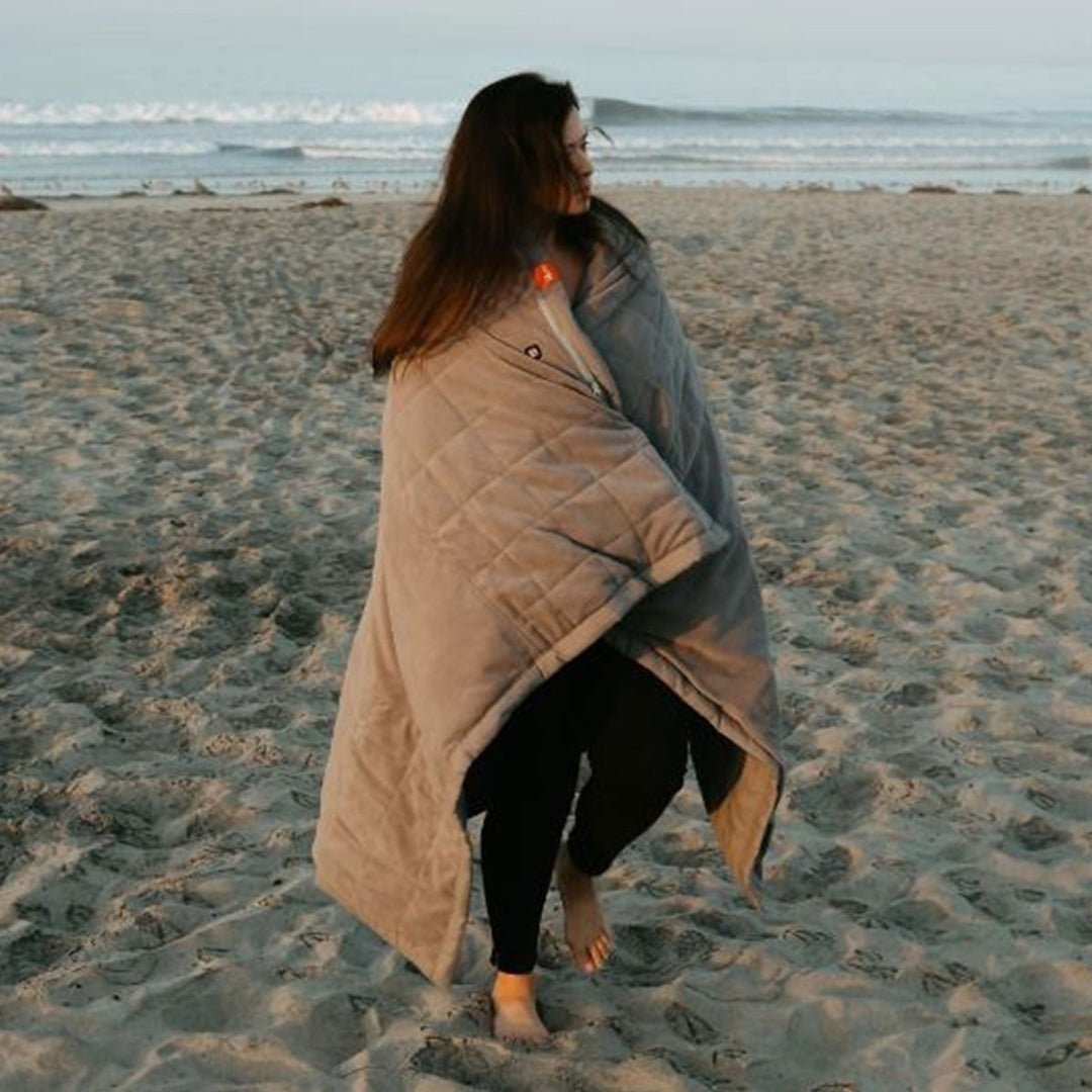 Outdoor Heated Blanket Battery Powered With Portable USB Power Bank And Three Heating Zones - Image 8