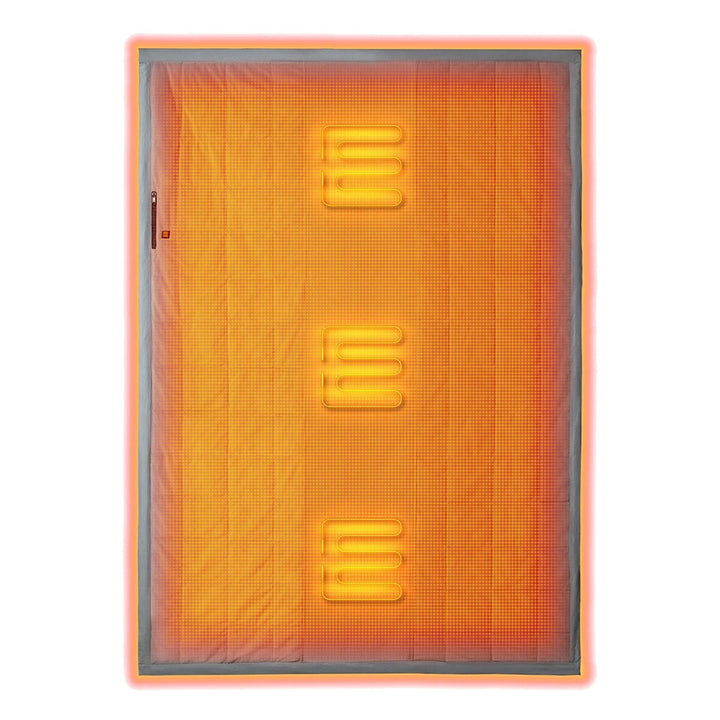 Outdoor Heated Blanket Battery Powered With Portable USB Power Bank And Three Heating Zones - Image 5