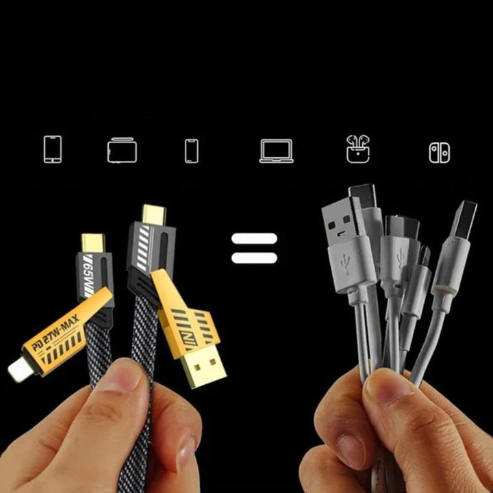 Pd Fast Charging Cable 4 In 1 Multi-Adapter With Braided Nylon - Image 5