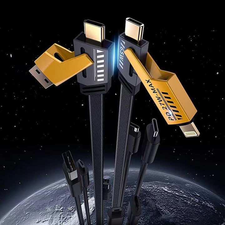 Pd Fast Charging Cable 4 In 1 Multi-Adapter With Braided Nylon - Image 9