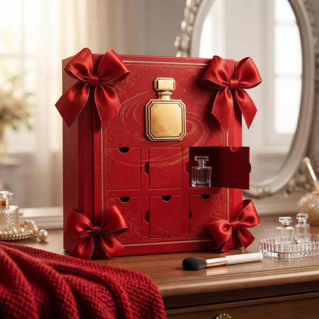 Christmas Perfume Advent Calendar With 24 Days Of Elegant Bottle Motif Surprises - Image 1