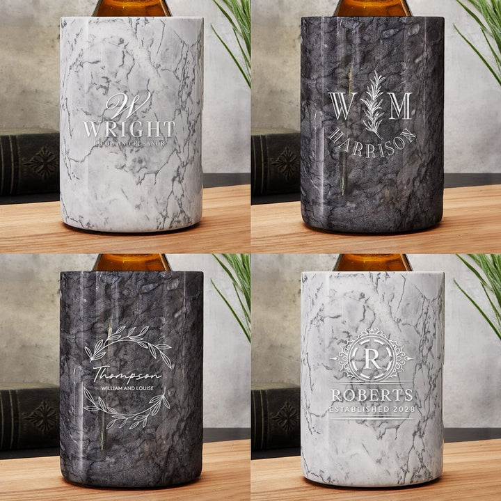 Personalized Marble Wine Chiller With Custom Design - Image 2