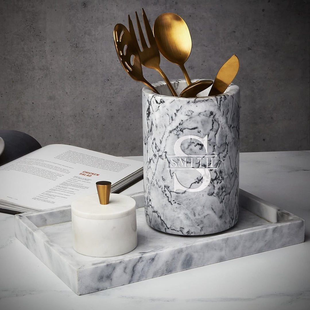 Personalized Marble Wine Chiller With Custom Design - Image 4