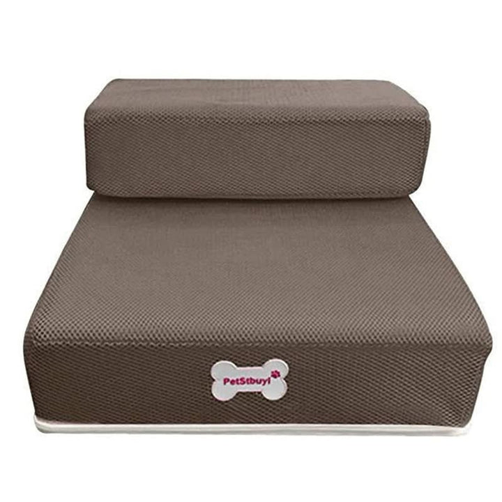 Pet Access Steps With Foam Cushioned Two Step Ramp - Image 5
