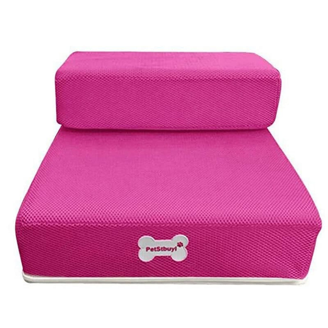 Pet Access Steps With Foam Cushioned Two Step Ramp - Image 8