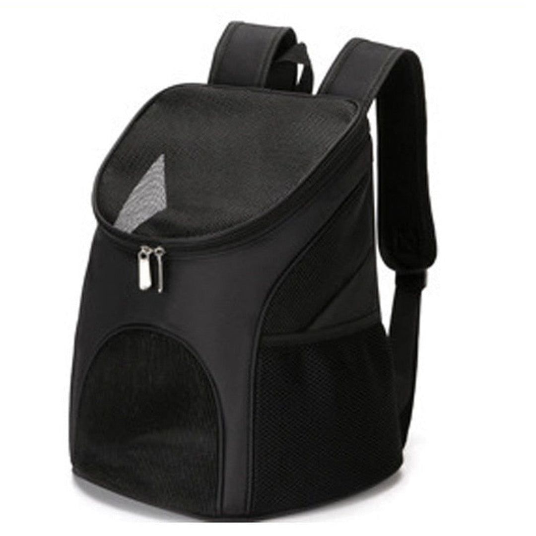 Pet Travel Backpack with Secure Mesh Design and Side Pocket - Image 20