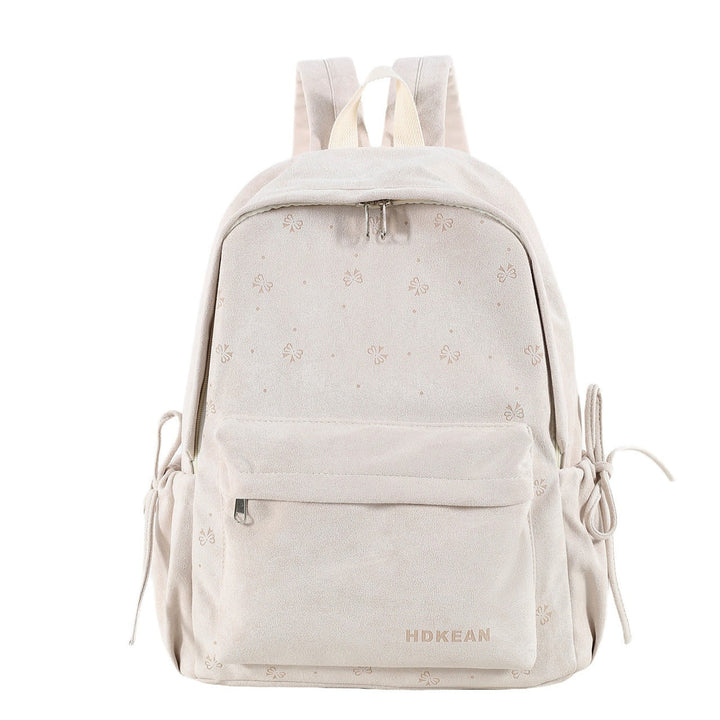 Plush Backpack with Adjustable Straps and Zip Pocket - Image 3