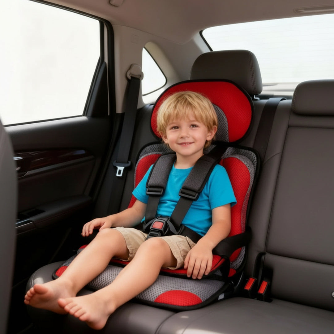 Portable Booster Seat With Harness Foldable Car Seat For Travel - Image 2