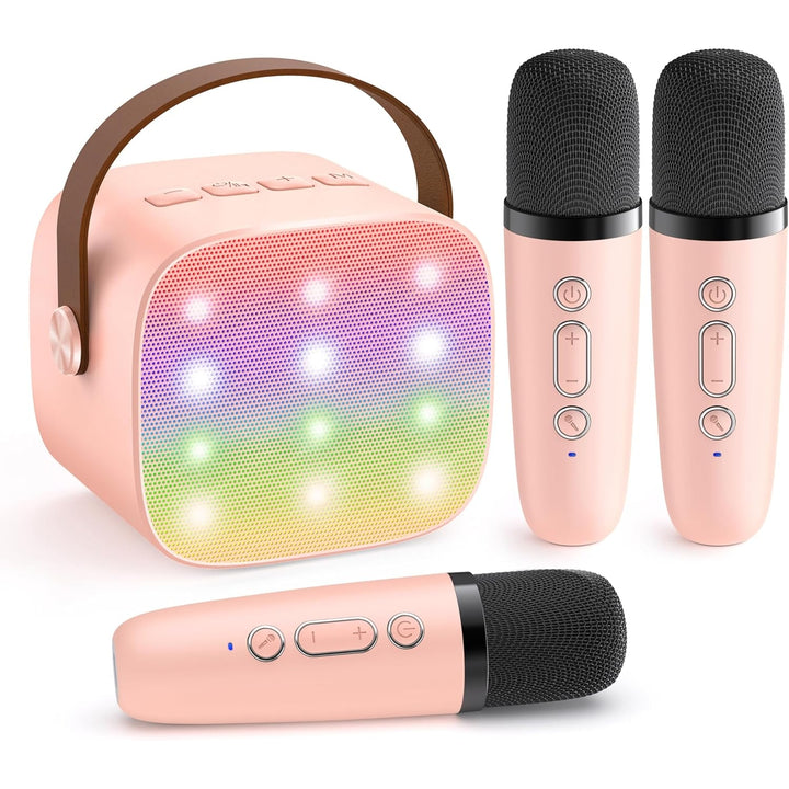Portable Karaoke Machine With Bluetooth Speaker And Two Wireless Microphones - Image 10