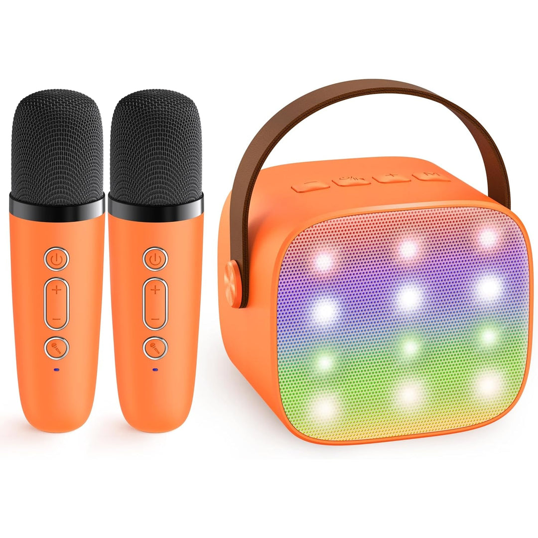 Portable Karaoke Machine With Bluetooth Speaker And Two Wireless Microphones - Image 31